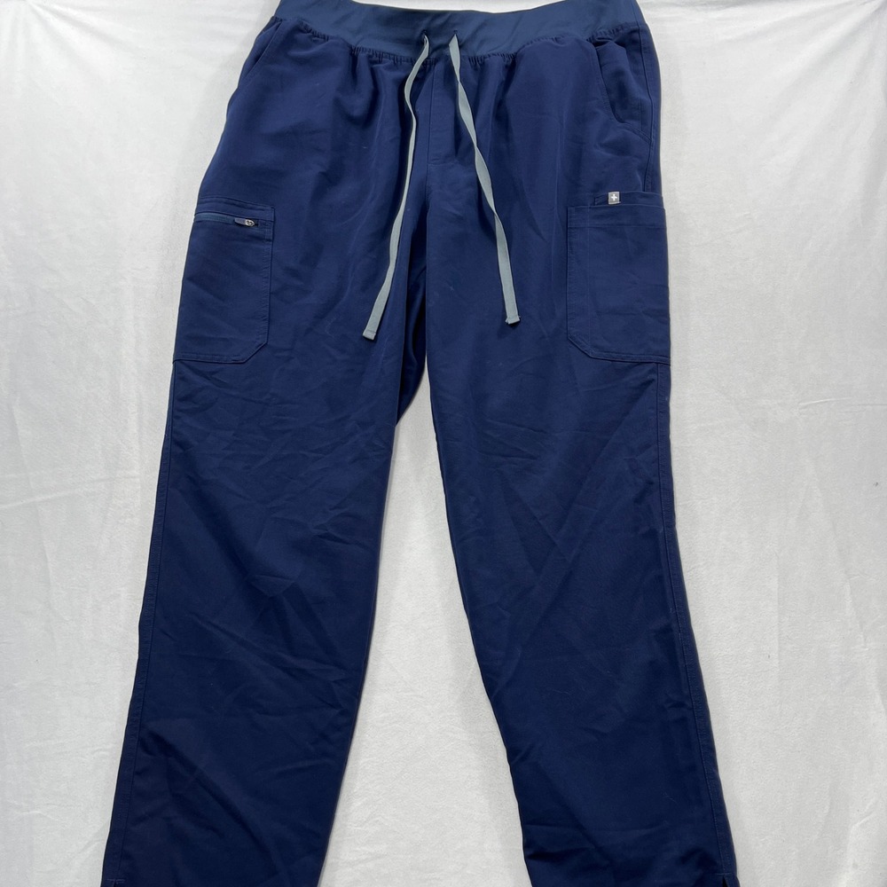 FIGS Navy Blue Drawstring Scrub Pants